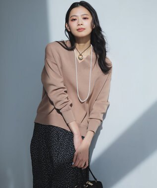 23区 【VERY掲載】クリップ パール ラリエット ネックレス ゴールド系