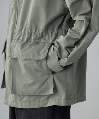 UNFILO MENS 【男女兼用】ユーティリティ マルチポケット マウンテンパーカー [24年秋冬商品] カーキ