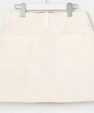 23区GOLF 【WOMEN】【洗える】ナイロンタフタファイバーボール リバーシブル 防寒 スカート アイボリー系