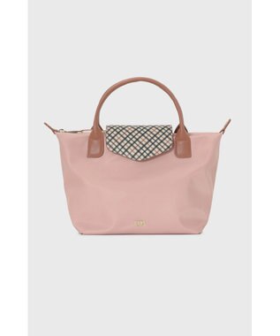 DAKS 【2WAY】ナイロン×牛革 ハウスチェック トートバッグ