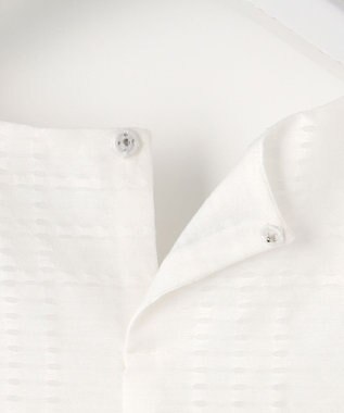 J.PRESS LADIES レーシーチェック クルーネック カットソー ホワイトチェック系3