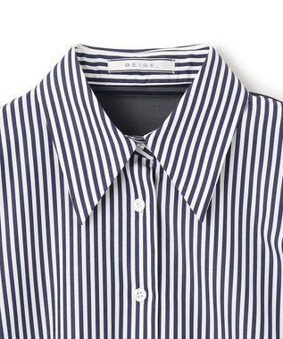 BEIGE， ALBERT / シアーシャツ Navy St.