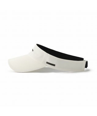 ZERO HALLIBURTON 【快適フィット】メタリックロゴサンバイザー 85064 ホワイト