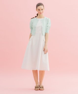 TOCCA 【洗える】QUATRE SAISONS ドレス アイボリー系