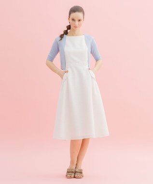 TOCCA 【洗える】QUATRE SAISONS ドレス アイボリー系