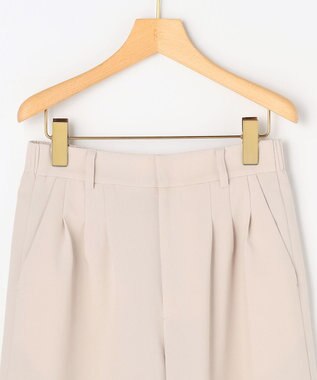 組曲 シュットクロスワイド パンツ サンドベージュ系