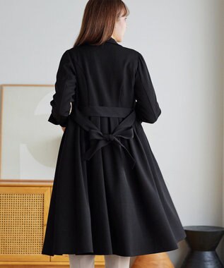 Tiaclasse L 【新色追加】ステンカラードレスコート ブラック