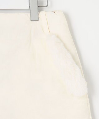 23区GOLF 【WOMEN】【洗える】ナイロンタフタファイバーボール リバーシブル 防寒 スカート アイボリー系