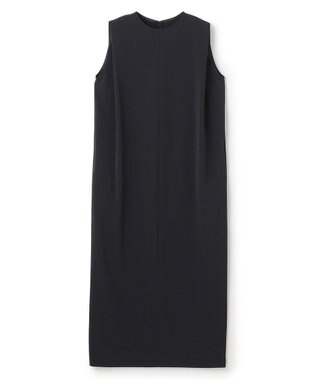 uncrave クールタッチツイル ノースリーブワンピース ブラック