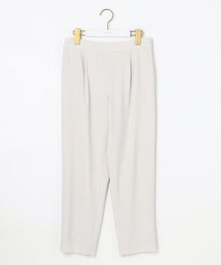 ANY SIS 【セットアップ対応】セレモニーダブルクロス テーパード パンツ ライトグレー