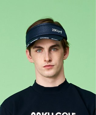 23区GOLF 【UNISEX】】コンビバイザー ネイビー系