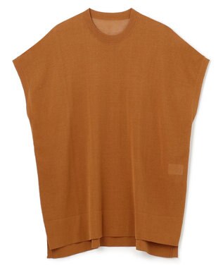 UNFILO フロスティコットン オーバーニット キャメル