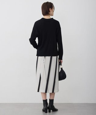 ICB L マーセライズコットンポロ ニット ブラック