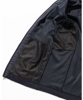 JOSEPH ABBOUD MOUNTAIN 【接触冷感性/速乾性/放湿性】 ICE PACKリバー天竺 ZIP アウター ネイビー系