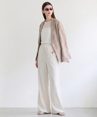 BEIGE， 【ロングセラー】MELLE / ハイストレッチ ハイネックカットソー Ecru