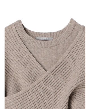 Green Parks armonia. ＳＥＴ２点ニットワンピース Beige