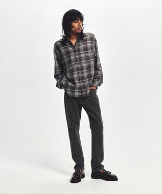 UNFILO MENS 【OCEANS YouTube 掲載】【UNFILO DENIM】 スリムテーパード ブラック