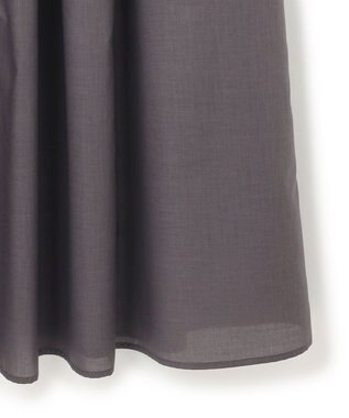 23区 L 【洗える】ラスターローン フロントタック ワンピース グレー系