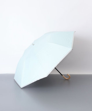 AURORA BLAO (ブラオ) 切り継ぎテープ柄 晴雨兼用傘(折りたたみ傘)