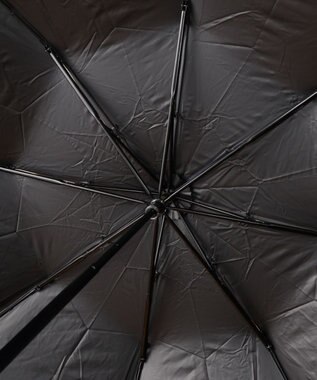 AURORA BLAO (ブラオ) 切り継ぎテープ柄 晴雨兼用傘(折りたたみ傘) ダークネイビー