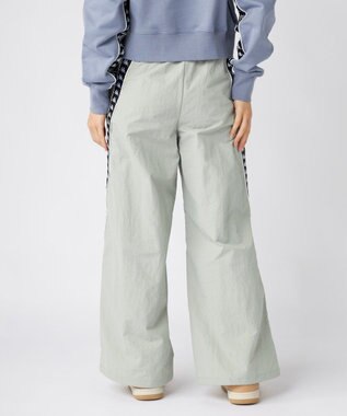 OP／FILA 【Kappa】 ワイドシルエット バンダナイロントラックパンツ グレー