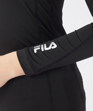 FILA GOLF／marie claire 【FILA GOLF】コンプレッションロングスリーブシャツ ブラック
