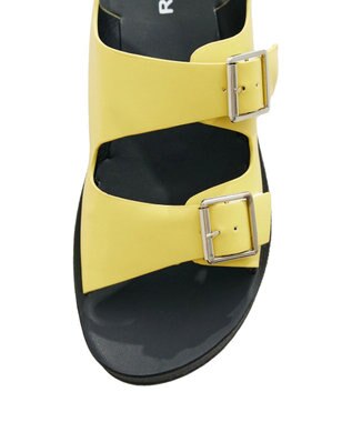 Green Parks ＲＵＰＩＳ．インジェクションＷベルトサンダル Yellow