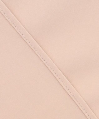 自由区 L 【洗える】ストレッチタイプライター ブラウス ピンク系