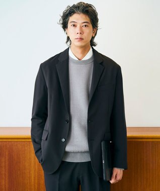 UNFILO MENS スマート テーラードジャケット [24年秋冬商品] ブラック