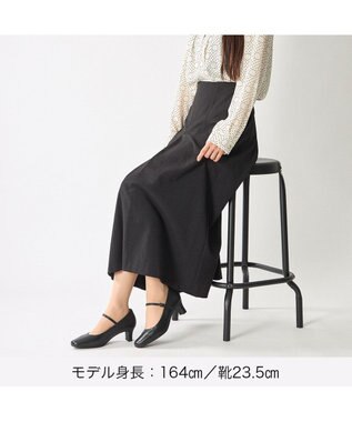 ing <ing>【3E】スクエアトゥパンプス ブラック