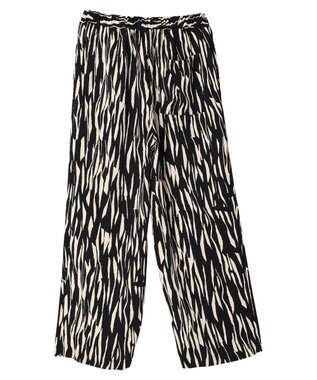 AMERICAN HOLIC サラッとＬｅａｆモチーフパンツ Black