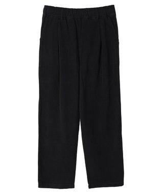 CRAFT STANDARD BOUTIQUE ピグメントツイル　Ｗタックリラックスパンツ Black