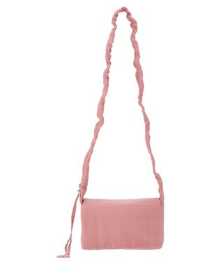 Green Parks ・ＱＵＯＮ　軽量ギャザーショルダーバッグ Pink