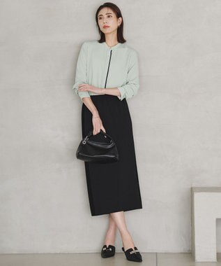 ICB レースコンビジャージー ナロースカート ブラック