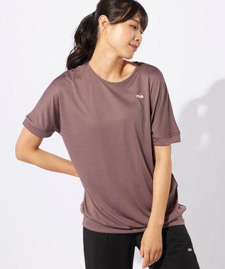 OP／FILA 【FILA】水陸両用フィットネスウェア 2点セット ダークパープル