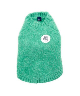 PET PARADISE J.PRESS シャギー風 杢ニット 小型犬 グリーン
