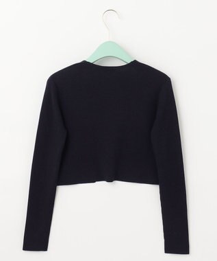 TOCCA 【洗える！】SILK RIB BOLERO ボレロ ネイビー系