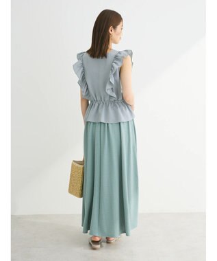 Green Parks ・ＳＵＧＡＲ　ＳＰＯＯＮ　ギャザーフレアスカート Green