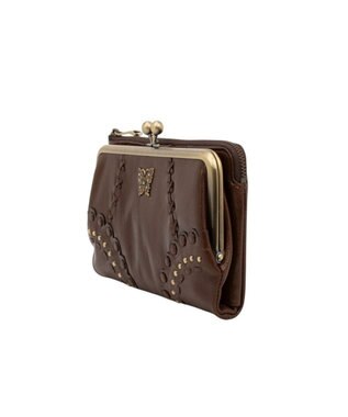 ANNA SUI マチルダ 二つ折り口金長財布 ブラウン