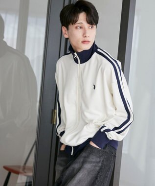 WEGO 【ユニセックス着用ITEM/追加カラー】U.S. POLO ASSN.ライントラックジャケット オフホワイト