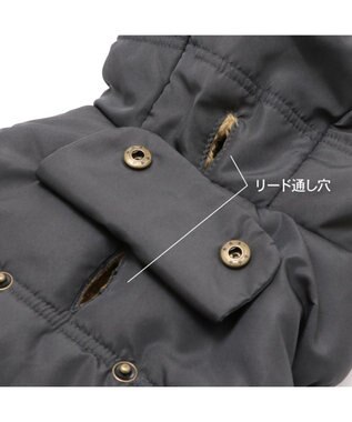 PET PARADISE ペットパラダイス 防寒フード付コート 小型犬 ブラック