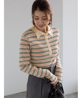 Te chichi パネルパターンアソートリブポロニット