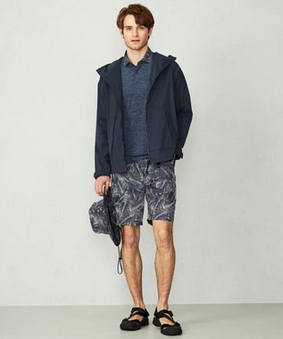 JOSEPH ABBOUD MOUNTAIN 【UNISEX】3Dエンボスリーフ ハーフパンツ ライトグレー系6