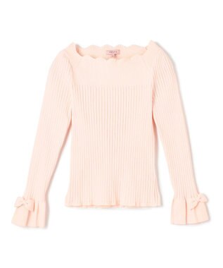 TOCCA 【洗える】ZIGZAG KNIT プルオーバー ピンク系