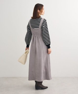 Green Parks ・ＥＬＥＮＣＡＲＥ　ＤＵＥ　スエードポンチジャンスカ Light Gray