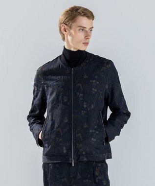 JOSEPH HOMME 【新柄】モロッカンジャガード ジップアップブルゾン ブラック系5