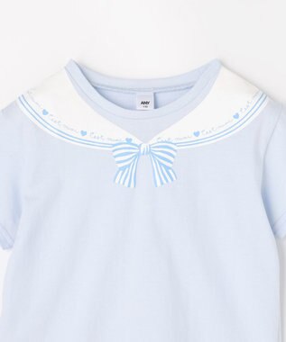 ANY KIDS 【一部店舗/WEB限定】【綿100%】プリント 半袖Tシャツ サックスブルー×セーラー