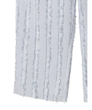 Green Parks ・ＳＵＧＡＲ　ＳＰＯＯＮ　フリンジジャカードパンツ Light Gray