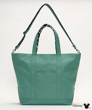 Y'SACCS 【Disney Collection】シルエットプリント2WAYトートバッグ グリーン