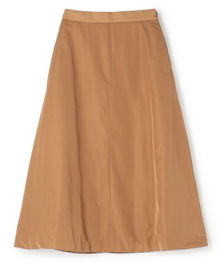 UNFILO パデッドスカート キャメル